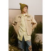 Unisex Jacket Vintage Spring and Autumn Coat Loose Embroidered Jacket